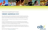 OiB verkort jaarverslag 2012