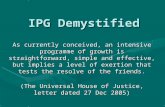 IPG Demystified