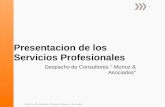 Presentacion de los_servicios_profesionales 030610 (1)