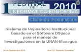 Repositorio Institucional para el manejo de Investigaciones de la UNAN-Managua 2010