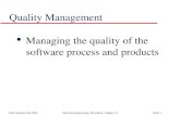 Quality Management in Software Engineering SE24
