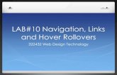 Lab#10 navigation, links and hover rollovers