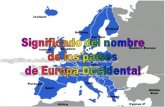 Europa occidental origen nombre paises