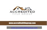 South Florida Title and Escrow | Accredited Title Group Florida