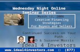 Creative Financing For Buyers & Sellers