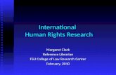 International Human Rights Legal Research