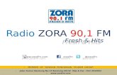 Radio Zora 90,1 FM Bandung I Fresh And Hits
