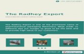 The Radhey Export, Ahmedabad, Pharma Machinery