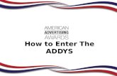 2014 How to Enter the ADDYs (Students)