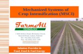 1013 Mechanized System of Crop Intensification (MSCI)