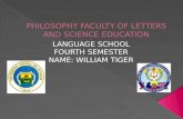 Philosophy university Ecuador william tigre