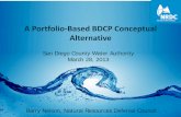 A Portfolio-Based BDCP Conceptual Alternative - Barry Nelson, NRDC - March 28, 2013