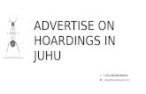 Hoardings in Juhu