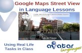 Google Maps Street View in Language Lessons