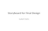 Storyboard for final design