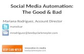 Social Media Automation: The Good & Bad