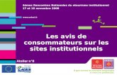 4emes Rencontres Nationales du etourisme institutionnel - Atelier 8 Avis de consommateurs Paul Fabing