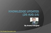 Knowledge update 25 aug-14