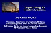 Targeted therapy for Hodgkin’s Lymphoma
