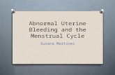 Abnormal uterine bleeding presentation