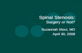Spinal Stenosis: Surgical vs. Medical Treatment