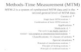Methods time measurement (mtm)