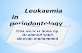 Leukaemia in periodontology