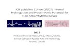 ICH E14 on LQTc syndrome for non-antiarrythmic drugs - Professor Peivand Pirouzi
