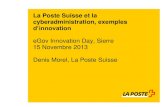 La Poste Suisse et la cyberadministration: exemples d'innovation