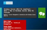 Windows Server 2012 R2 Jump Start - Intro