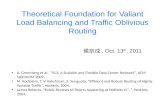 Valiant Load Balancing and Traffic Oblivious Routing