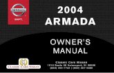 2004 ARMADA OWNER'S MANUAL