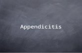 Appendicitis intussusception