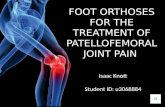 Foot orthoses for the treatment of patellofemoral pain