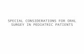 1 special considerations for oral surgey in pediatric patients