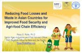 Reducing Food Losses and Waste in Asian Countries for Improved Food Security and Agri-food Chain Efficiency