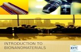 Introduction to bionanomaterials