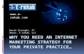 E-rehab’s Internet Marketing Strategy for PT Private Practices