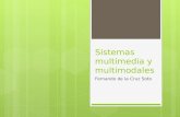 Sistemas multimedia y multimodales
