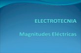 Magnitudes eléctricas