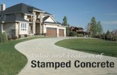 Value and Features of Stamped Concrete- stamped concrete st louis