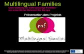 Multilingual Families : Pr¤sentation des Projekts