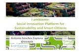 i-ambiente: Social Innovation Platform for Sustainability and Smart Citizens