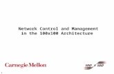 Network Control and Management in the 100x100 Architecture