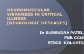 Neuromuscular weakness in critically ill patients- critical care aspects of treatment