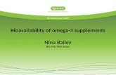 Long-chain omega-3s as therapeutics: understanding sources, bioavailability, absorption and clinical effect.