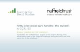 Rowena Crawford: NHS and social care funding: the outlook to 2021-22