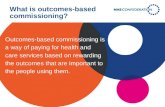 Outcomes based-commissioning