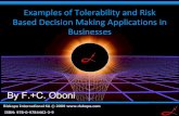 Generalized tolerability and risk based decision making examples 19 oct