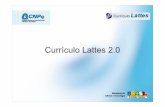 Currículo Lattes 2.0 - Novo Currículo Lattes